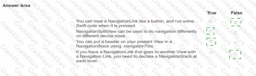 App-Development-with-Swift-Certified-User question answer