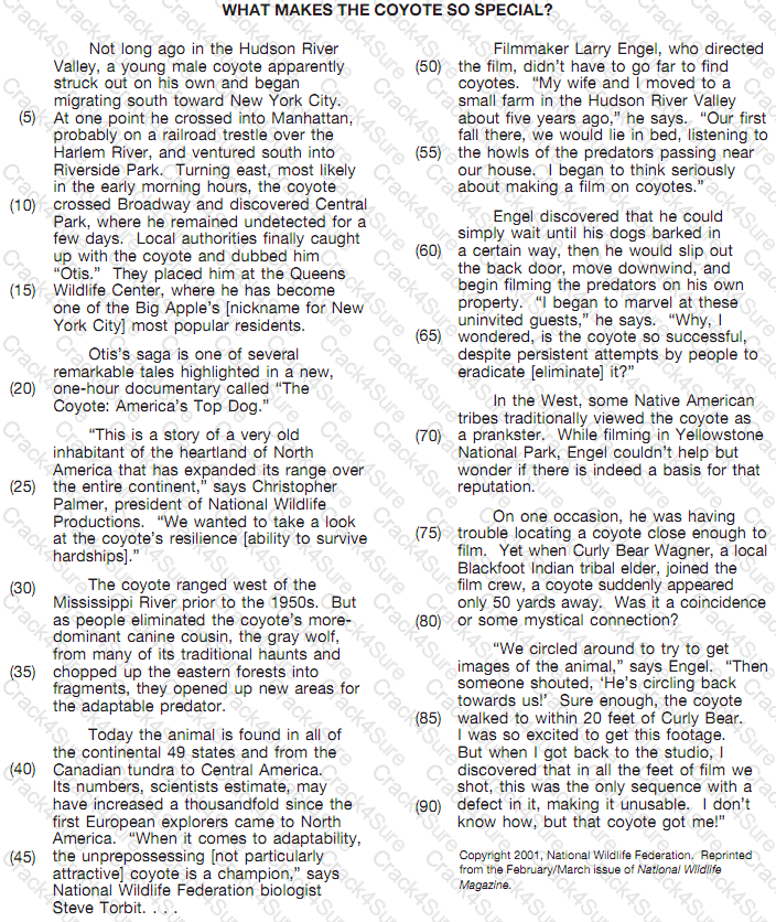GED-Reading question answer