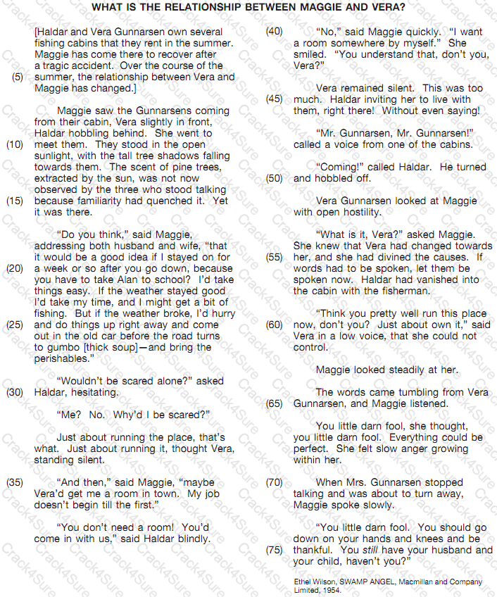 GED-Reading question answer
