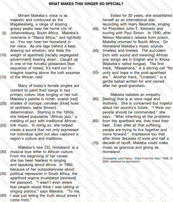 GED-Reading question answer