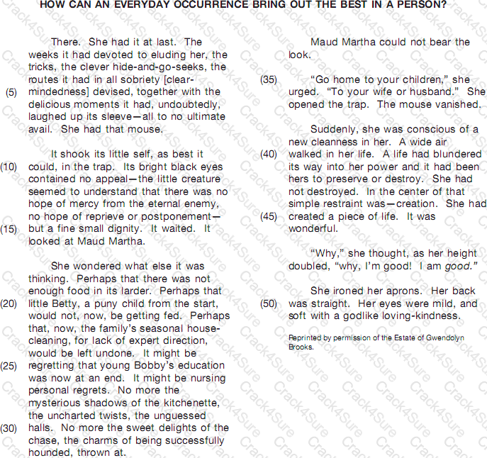 GED-Reading question answer