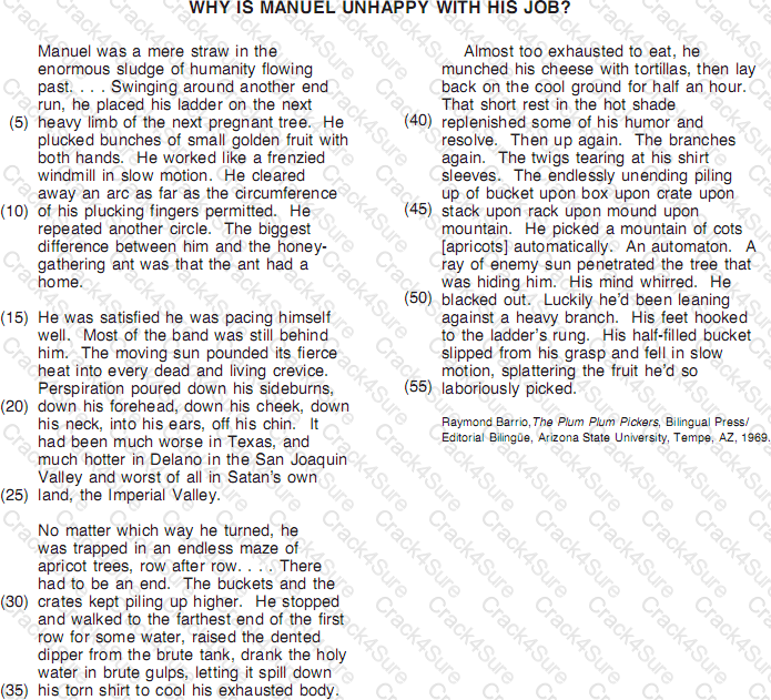 GED-Reading question answer