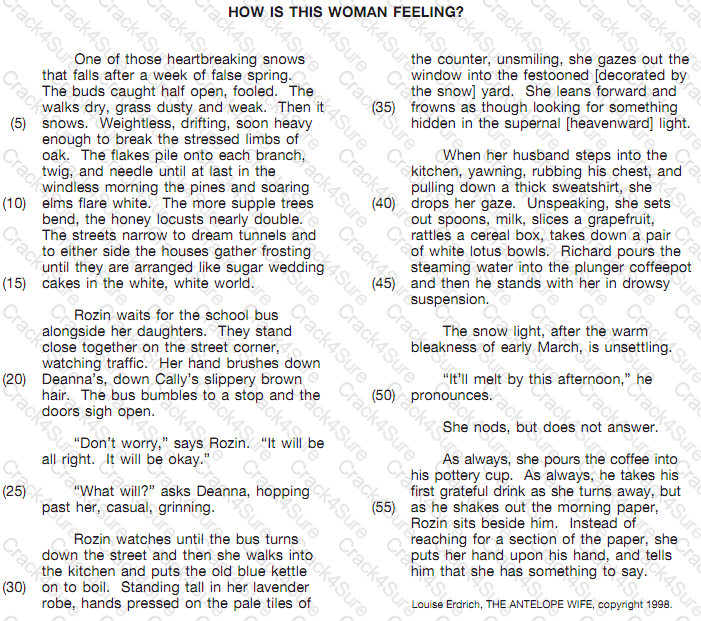 GED-Reading question answer