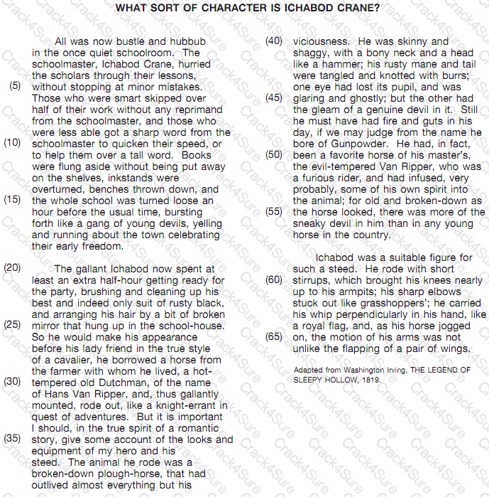 GED-Reading question answer