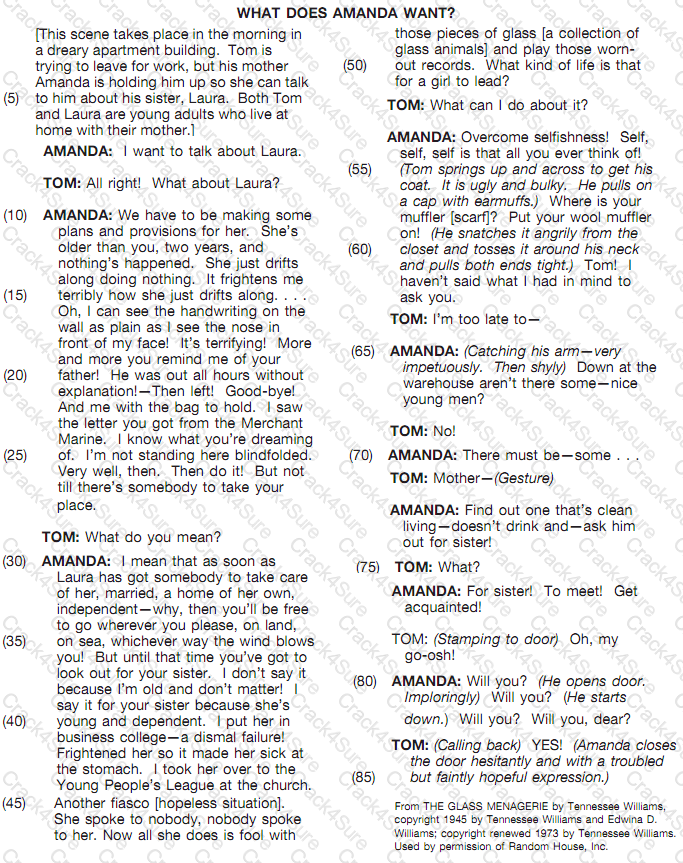 GED-Reading question answer