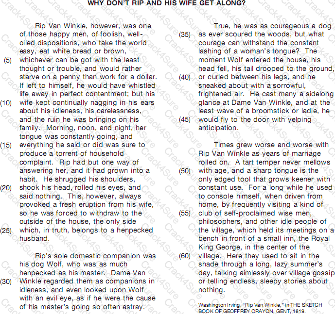 GED-Reading question answer