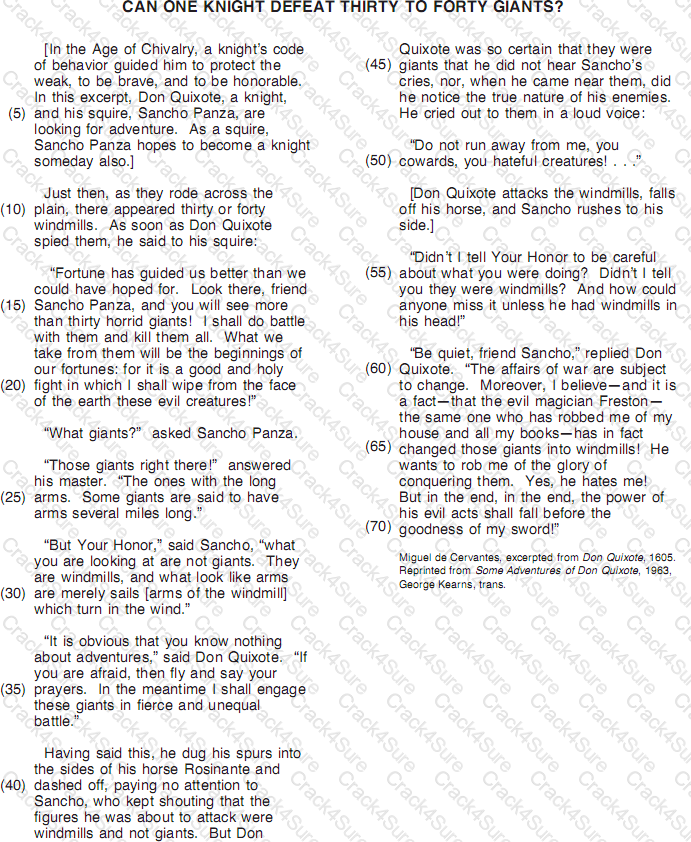 GED-Reading question answer