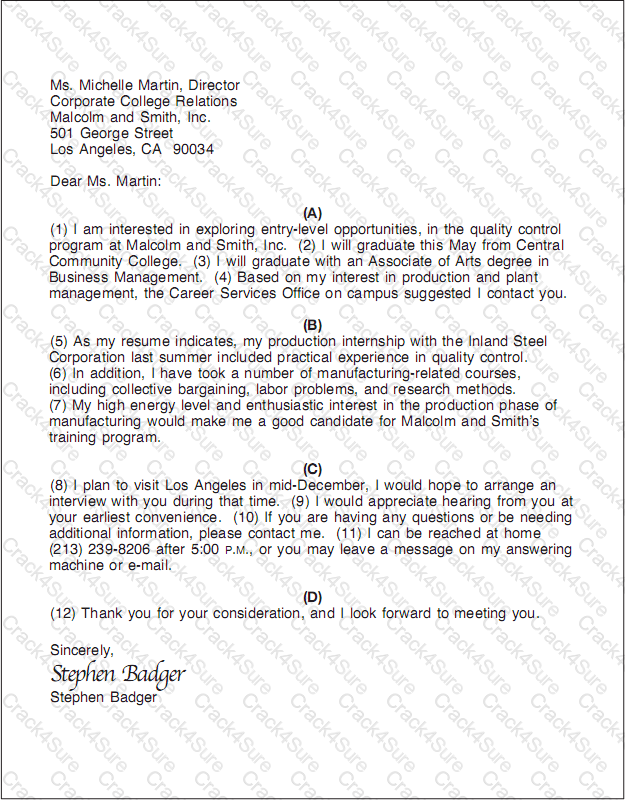 GED-Writing question answer