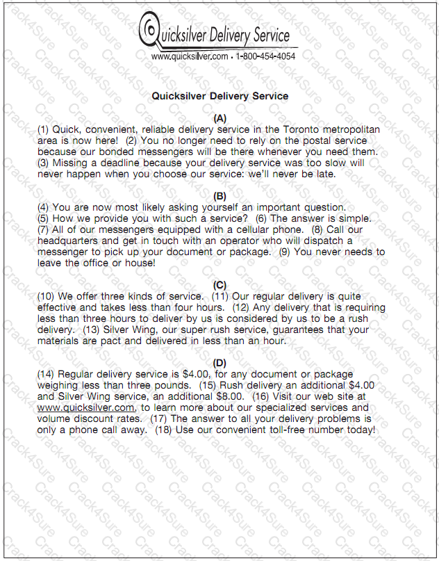 GED-Writing question answer