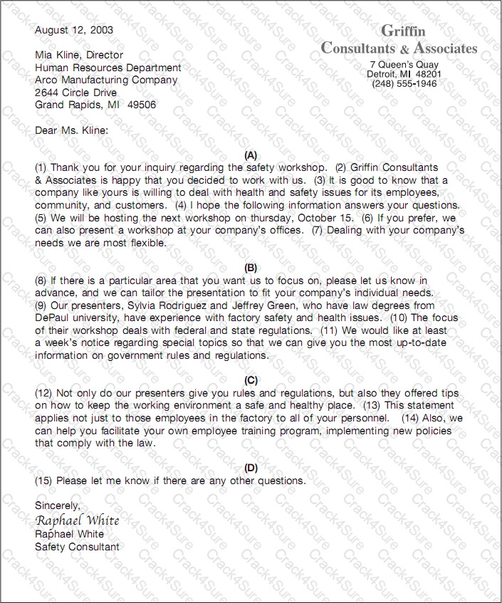 GED-Writing question answer