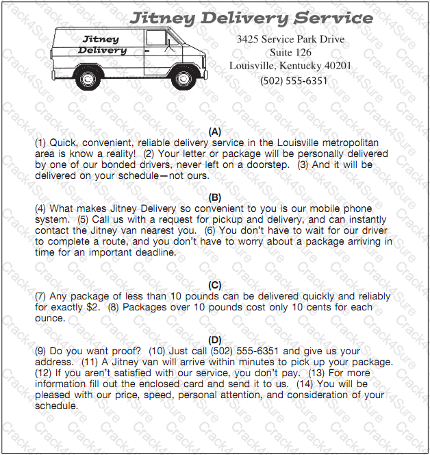 GED-Writing question answer