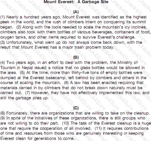 GED-Writing question answer