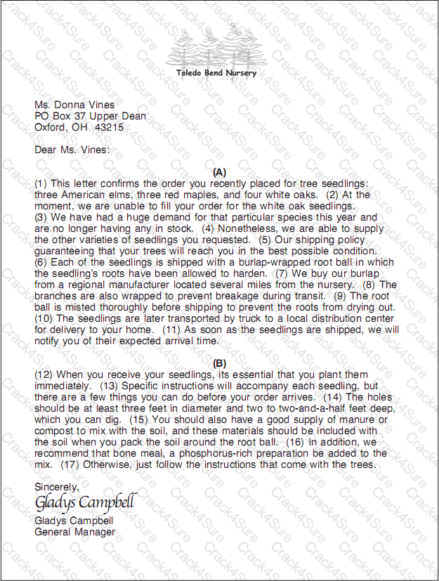 GED-Writing question answer