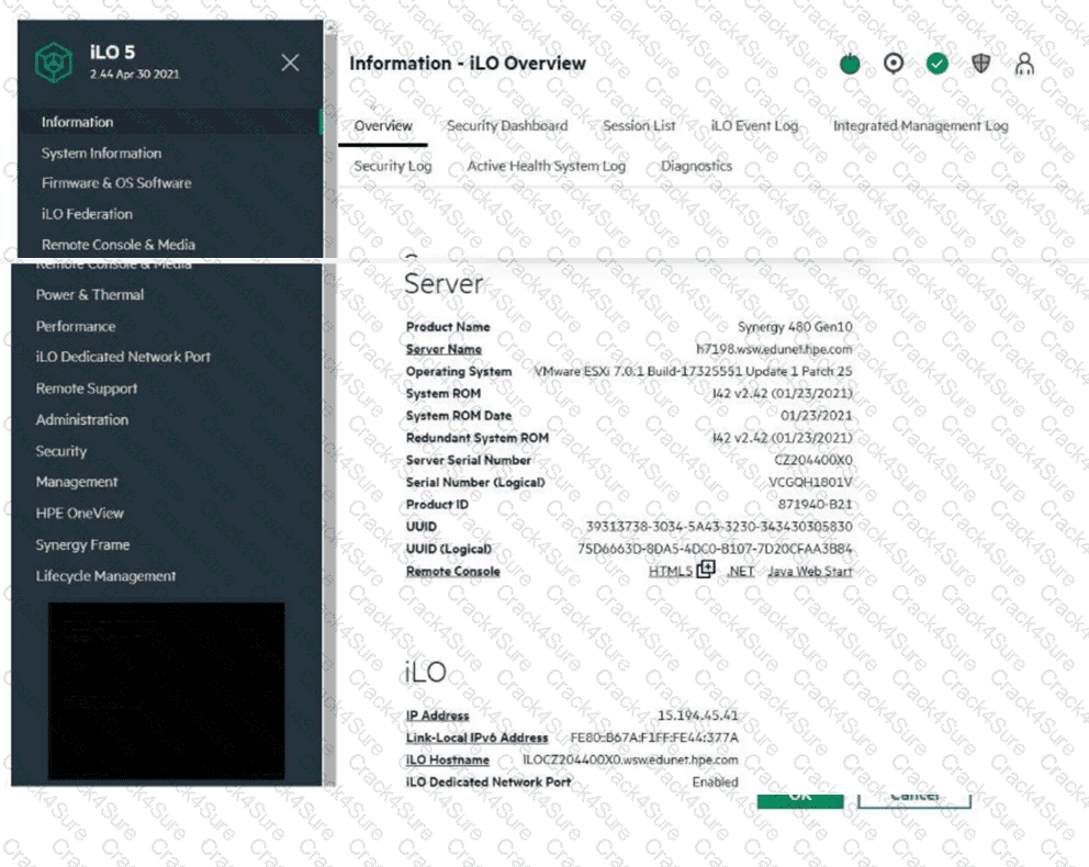 HPE0-S59 question answer