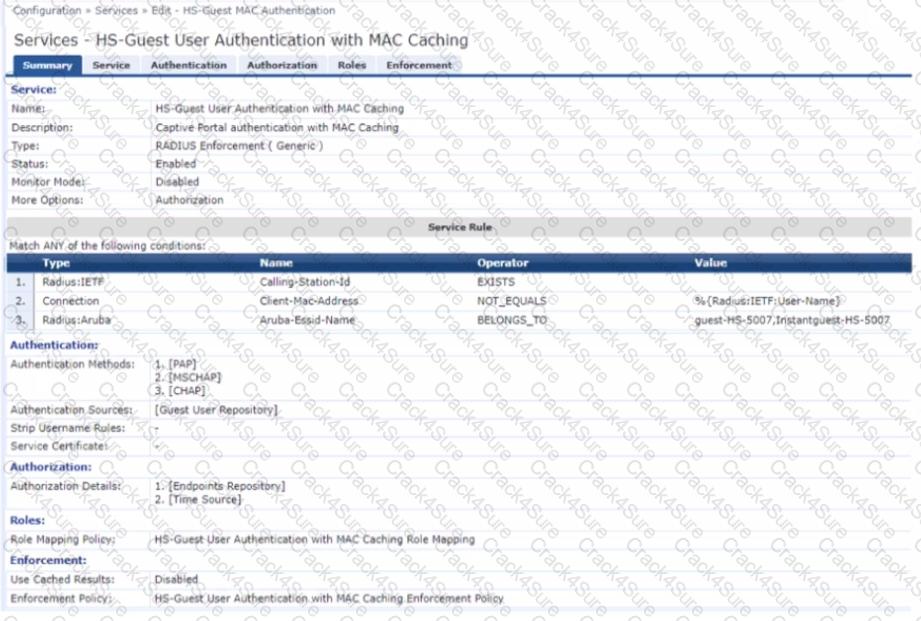 HPE6-A81 question answer