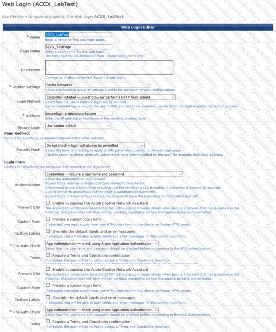 HPE6-A81 question answer
