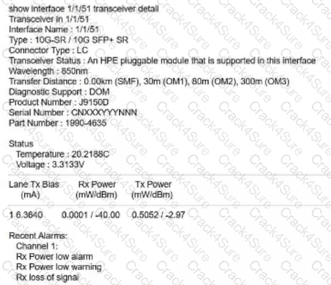 HPE7-A01 question answer