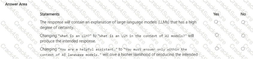 AI-102 question answer