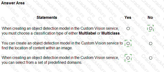 AI-900 question answer