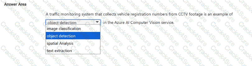 AI-900 question answer