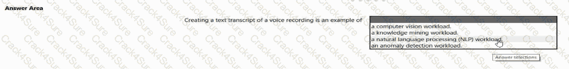 AI-900 question answer