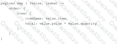 Salesforce-MuleSoft-Developer-I question answer