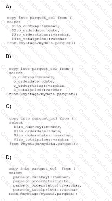 DAA-C01 question answer