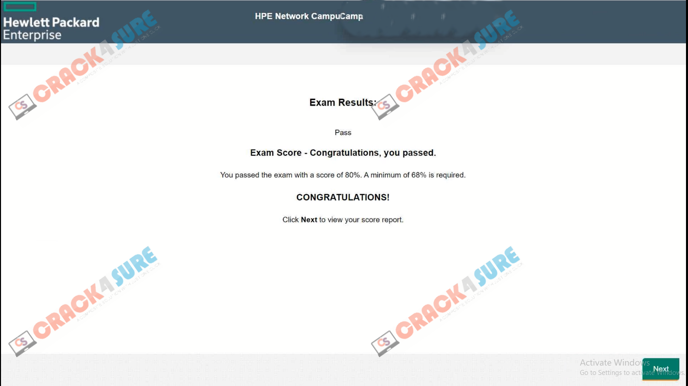 HCIP Transmission H31-341_V2.5 passing score card 2
